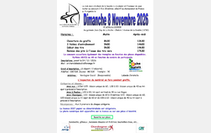 Compétition dimanche 8 novembre