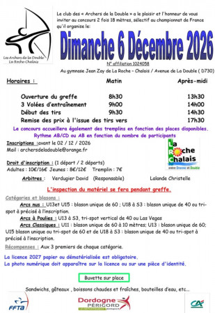 Compétition du 06 décembre